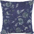 PL18PDHLBLOGA 18 Dahlia Indigo Pillow - Skyline Furniture