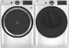 .GEC-W/W-550-GAS--PR GE Front Load Gas Washer and Dryer Set - GFD55 White