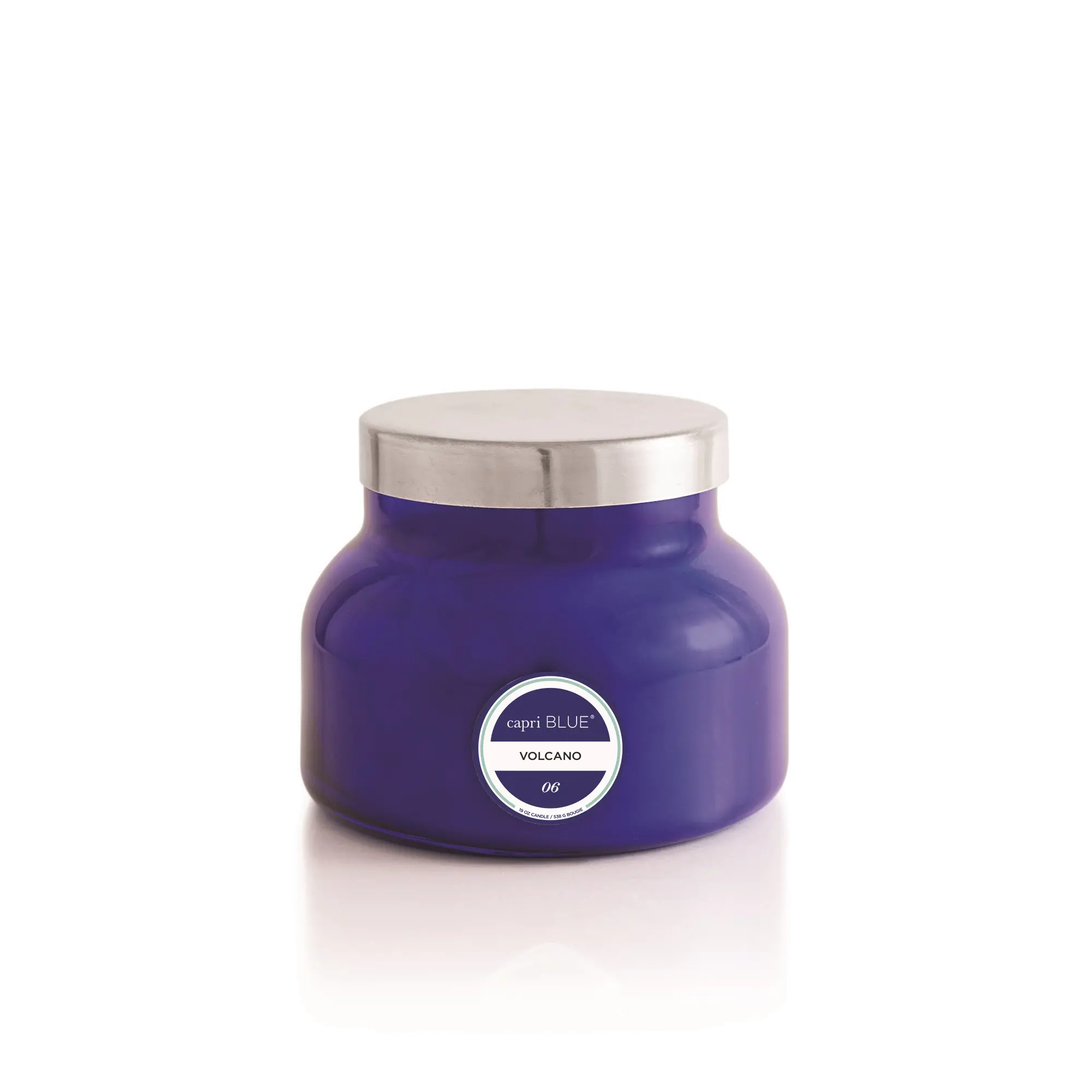 19 oz Volcano Signature Blue Jar Candle-1