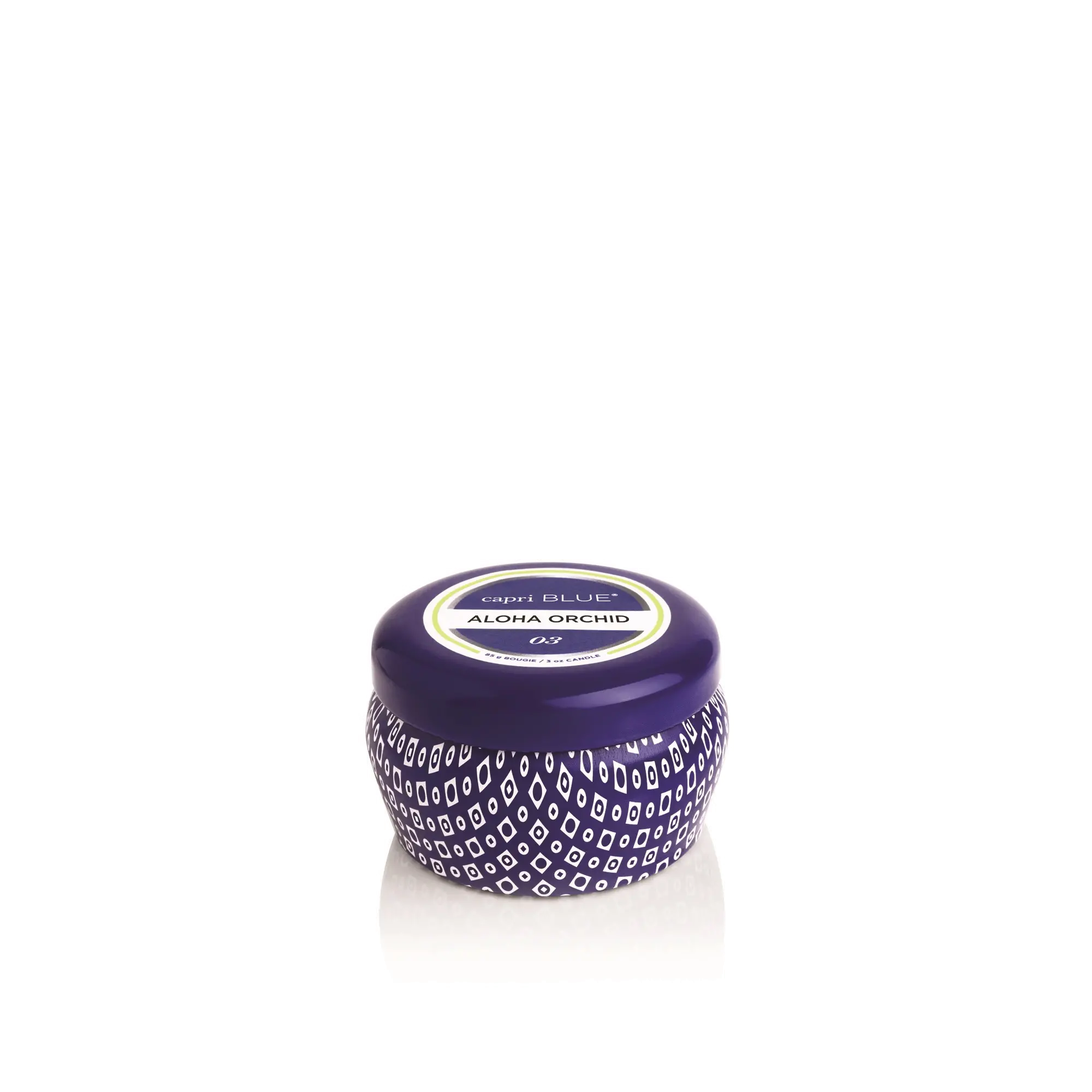 3 oz Aloha Orchid Signature Blue Mini Tin Candle-1