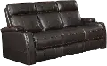 Transformer Brown Leather Power Reclining Sofa