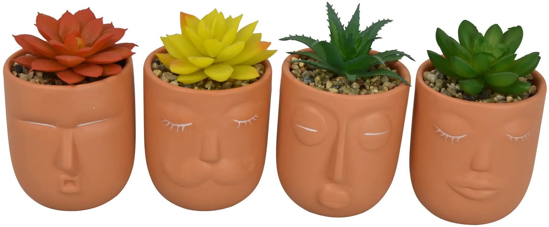 Assorted Figurine Faux Planter-1
