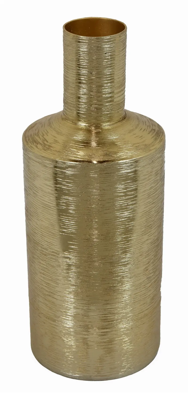 Small Soft Gold Metal Vase