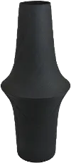 Metal Matt Black Vase