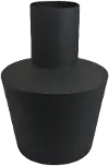 Metal Matte Black Vase