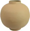 Tan Round Vase