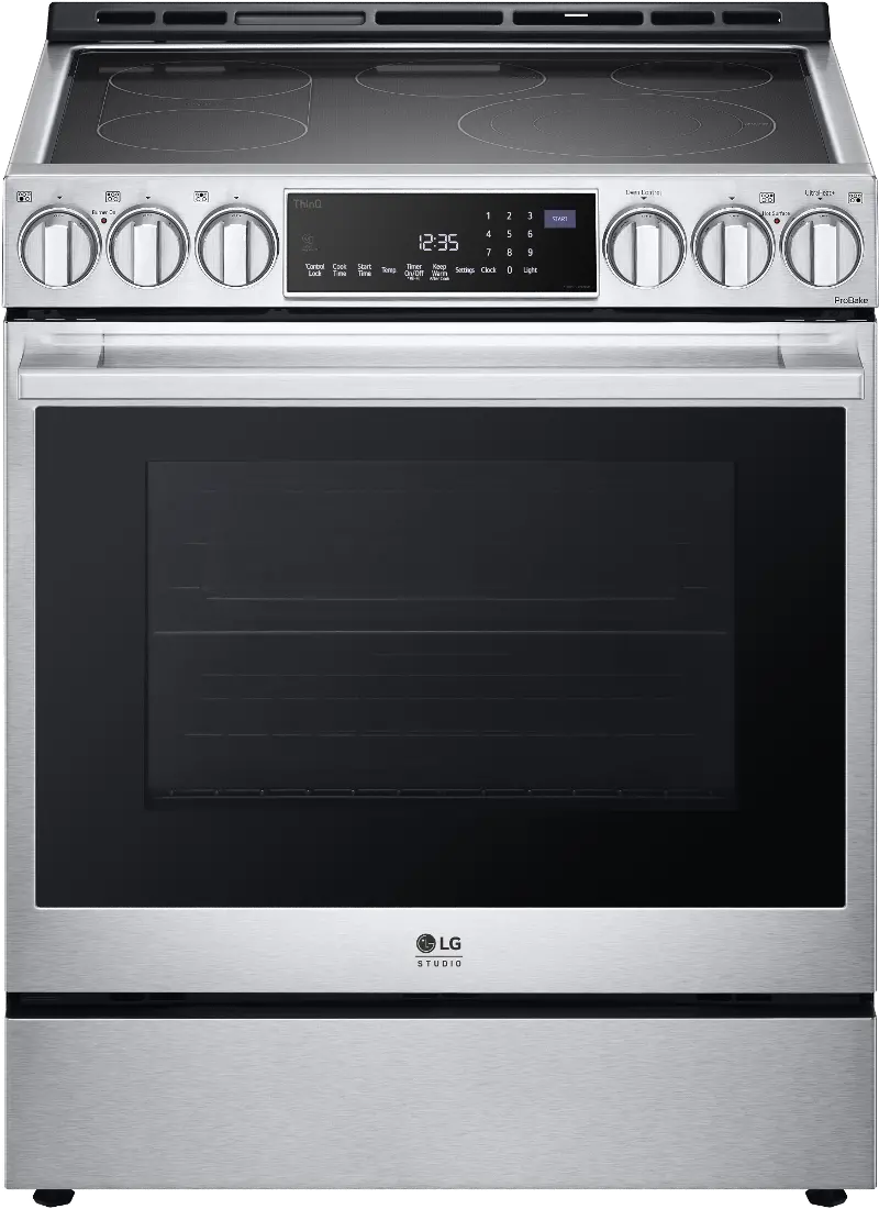 LG Studio 6.3 cu ft Electric Range - Stainless Steel