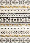 Calabar 8 x 10 Yellow Gray Area Rug