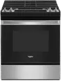 WEG515S0LS Whirlpool 5 cu ft Gas Range - Stainless Steel