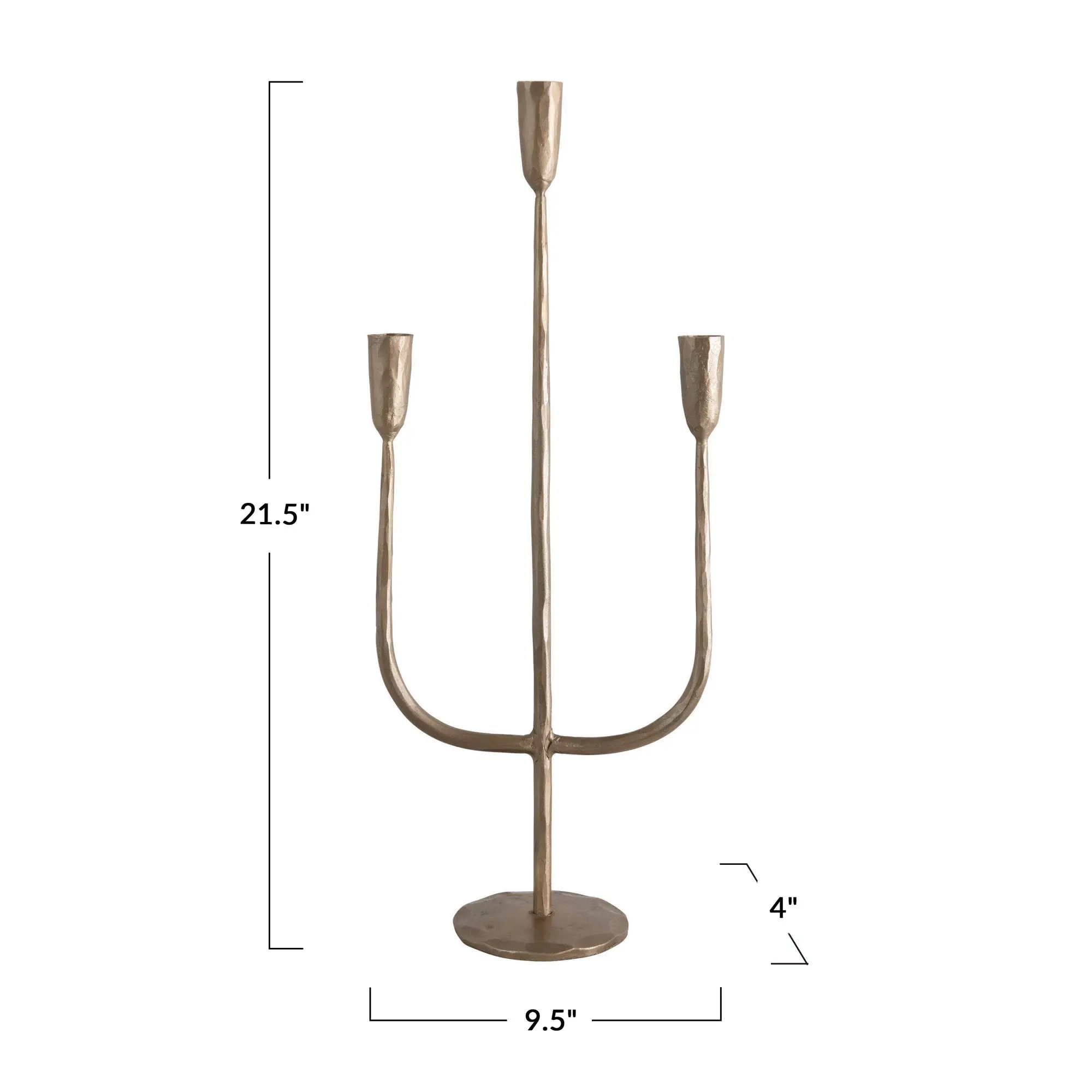 DF4416/CANDELABRA Hand-Forged Metal Candelabra-3