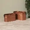 Small Antique Copper Metal Bucket