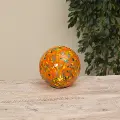 Solar Light Orange Orb Light
