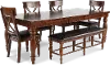 Kingston Brown 6 Piece Dining Set