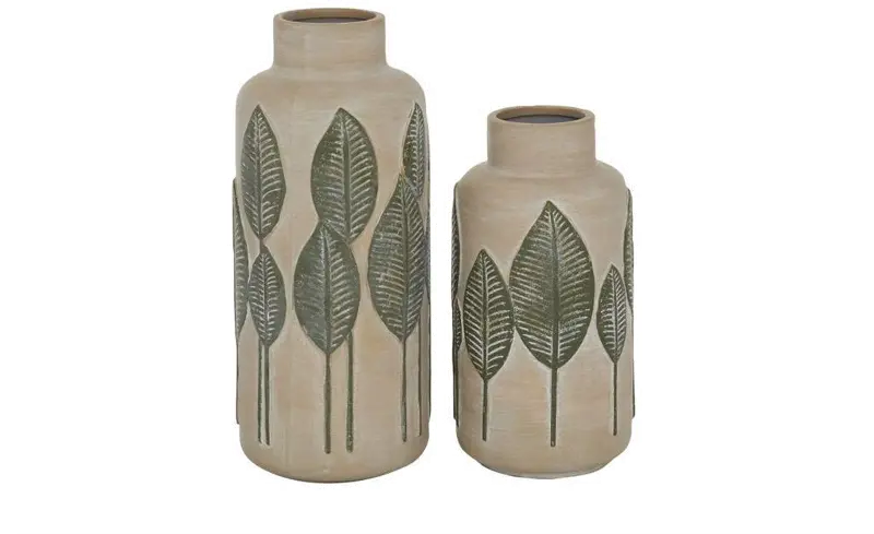 Ceramic Leaf Large Vase