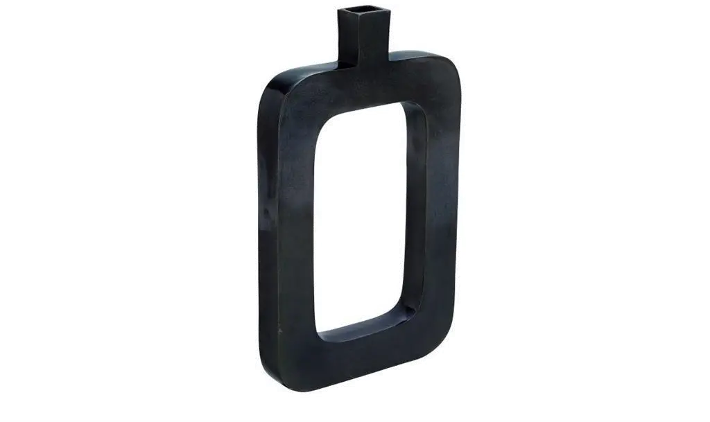18 Aluminum Black Nickel Vase-1
