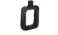 14 Aluminum Black Nickel Vase
