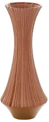 Tan 20 Inch Ceramic Vase