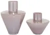 Small 7.65 Inch Mauve Glass Vase