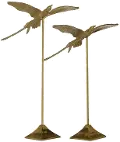 Medium Aluminum Bird On Stand