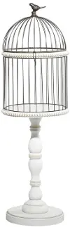 White Metal Birdcage