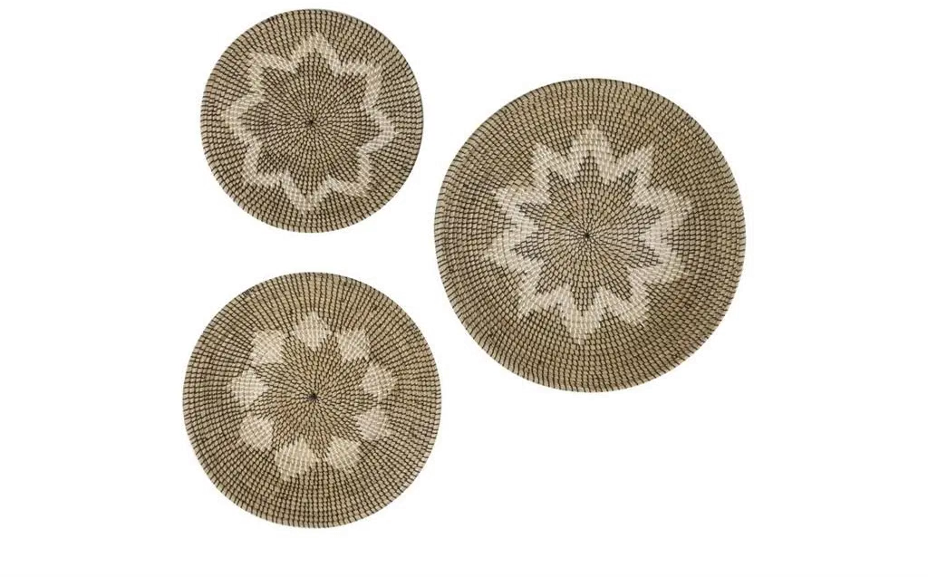 Seagrass 20 Inch Round Wall Art - Small-1