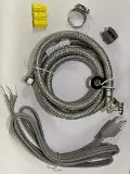 Dishwasher Install Kit with Wire Nuts, Cord Clamp and Hose Clamp