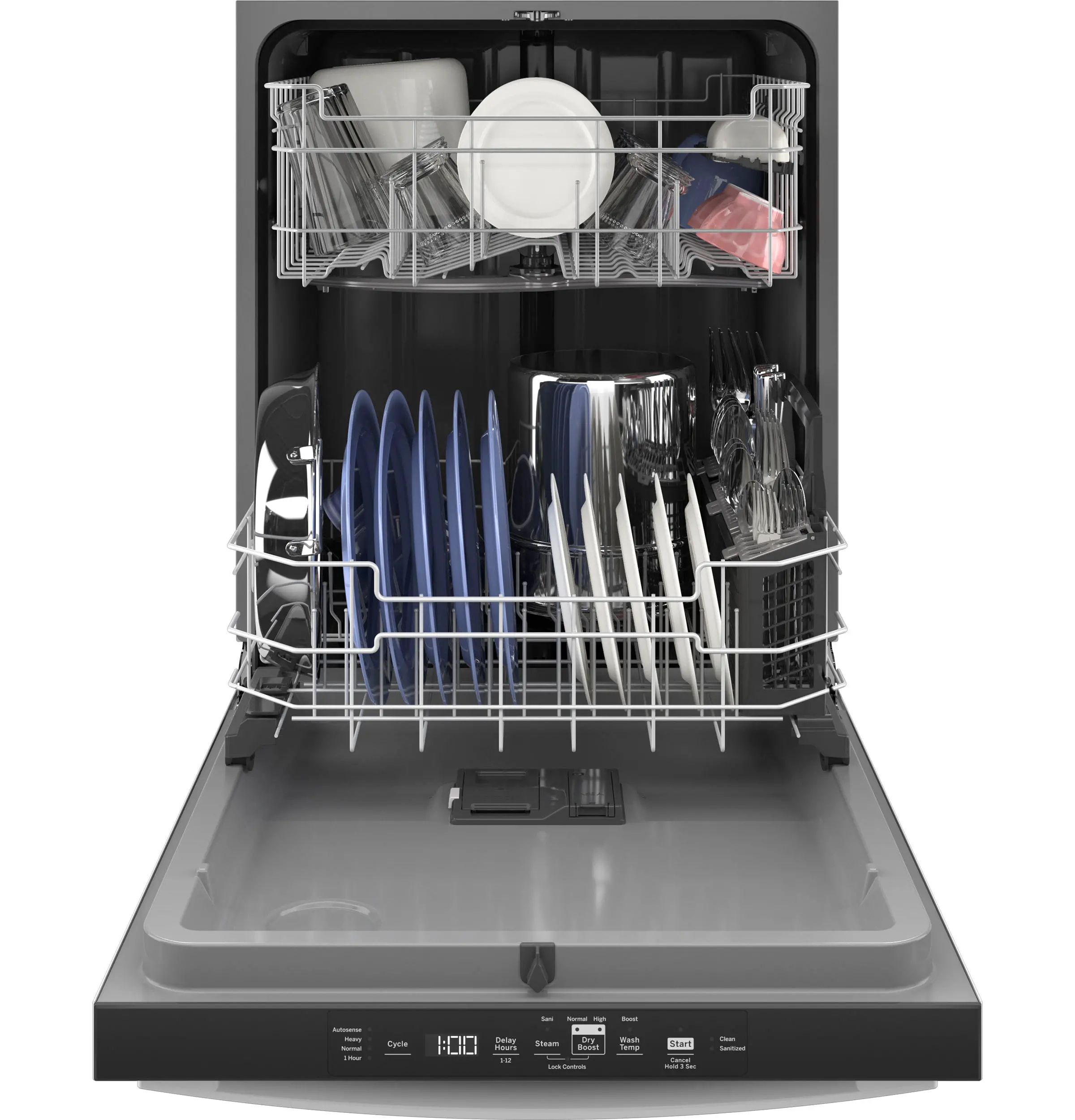 GDT550PGRWW GE Top Control Dishwasher - White-4