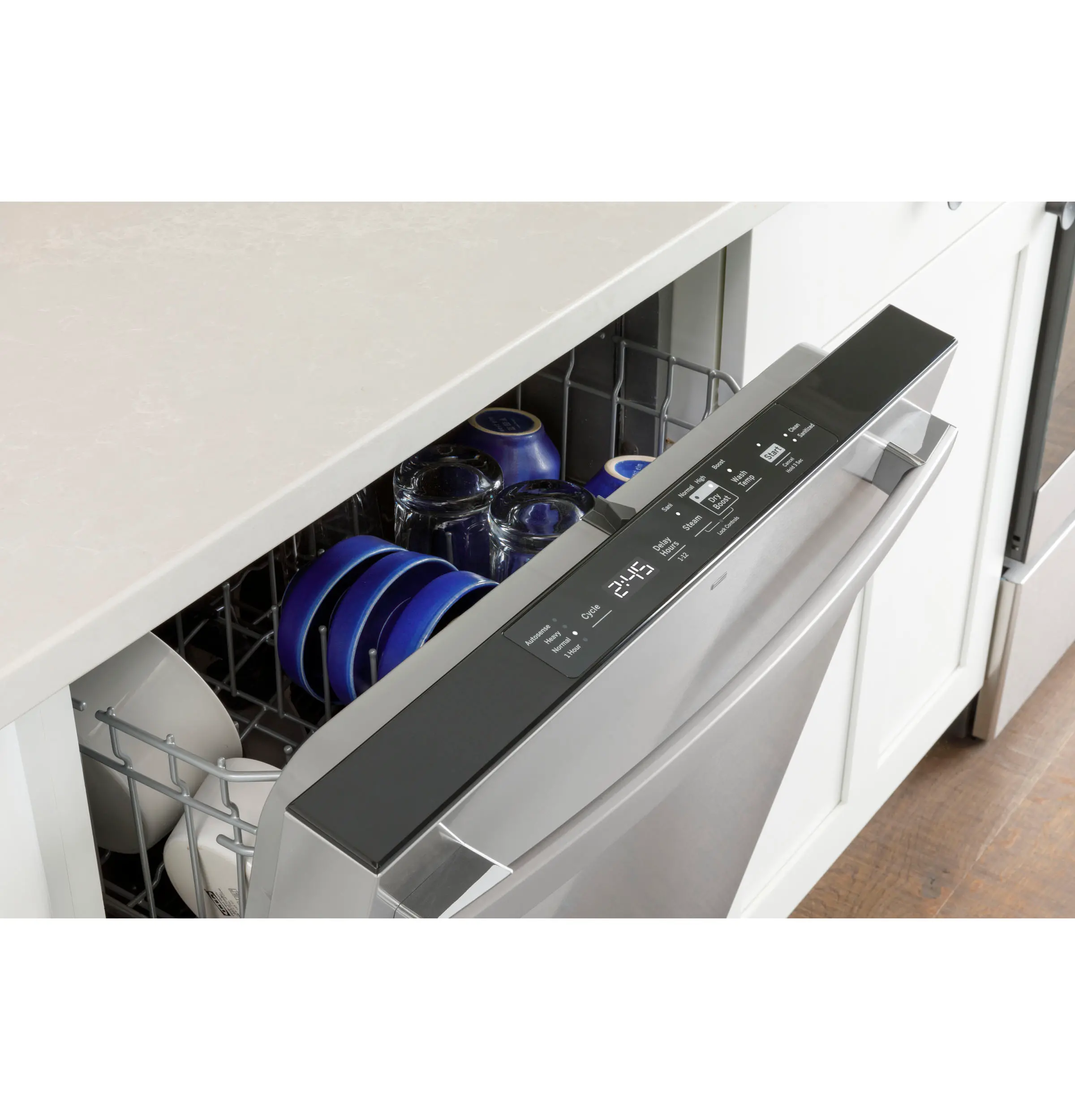 GDT550PGRWW GE Top Control Dishwasher - White-7