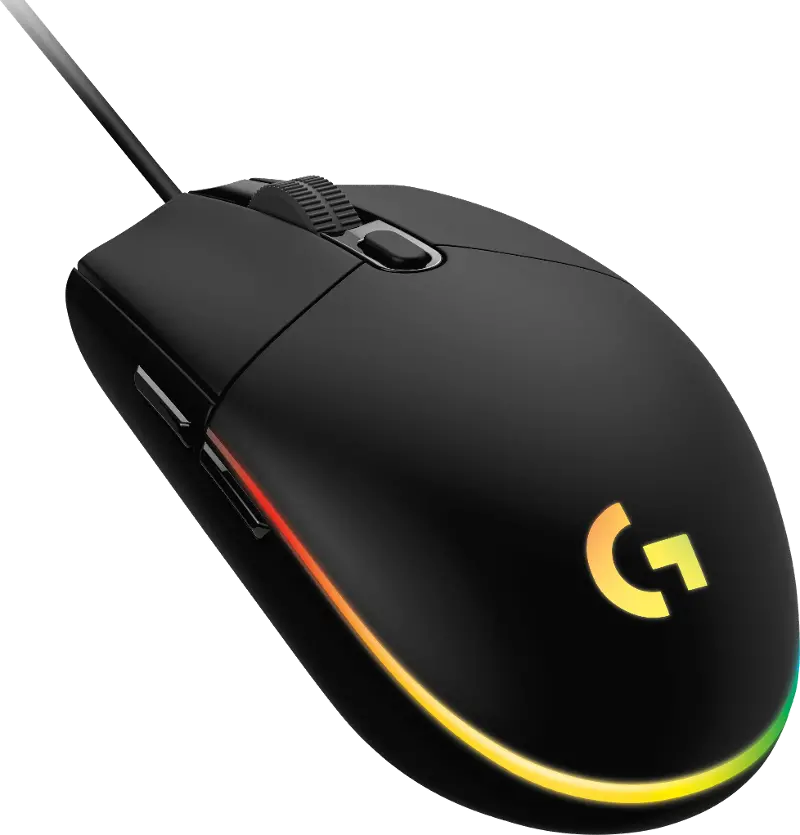 Logitech Black G203 LIGHTSYNC Wired Mouse