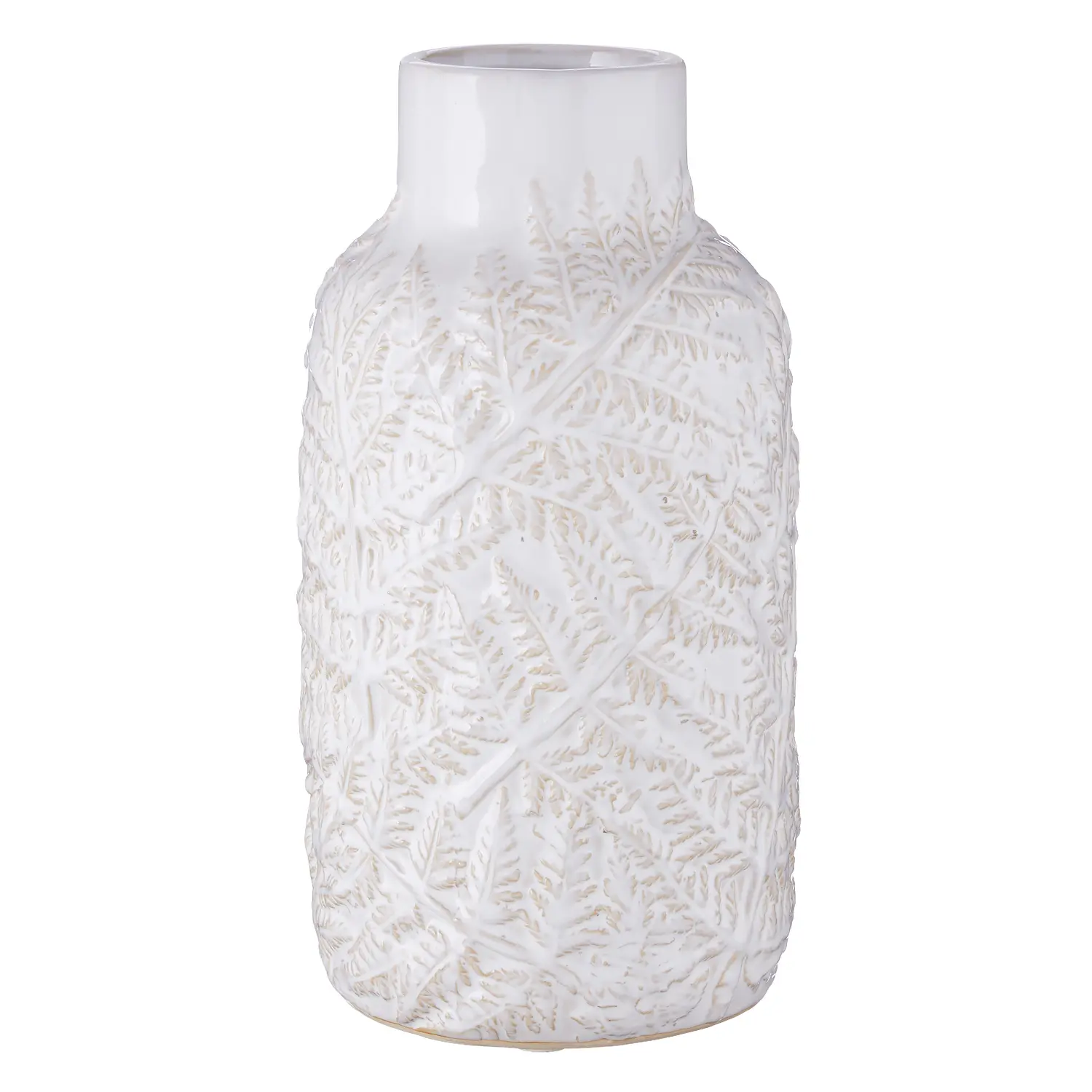 11.5 Inch Leaf Embossed Vase-1