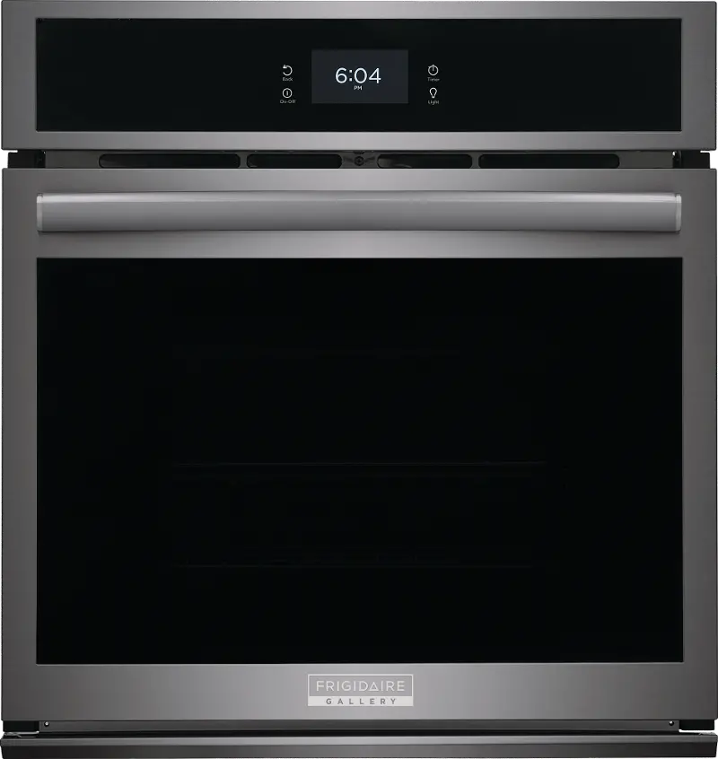Frigidaire Gallery 3.8 cu ft Single Wall Oven - Black Stainless Steel 27 Inch