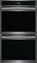 GCWD3067AD Frigidaire Gallery 10.6 cu ft Double Wall Oven - Black Stainless Steel 30 Inch