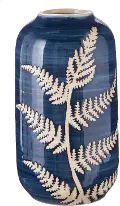 9 Blue Fern Vase