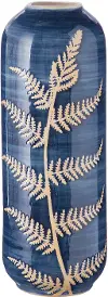 14.75 Blue Fern Vase