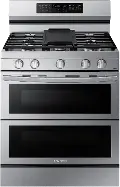 NX60A6751SS Samsung 6 cu ft FlexDuo Gas Range - Stainless Steel