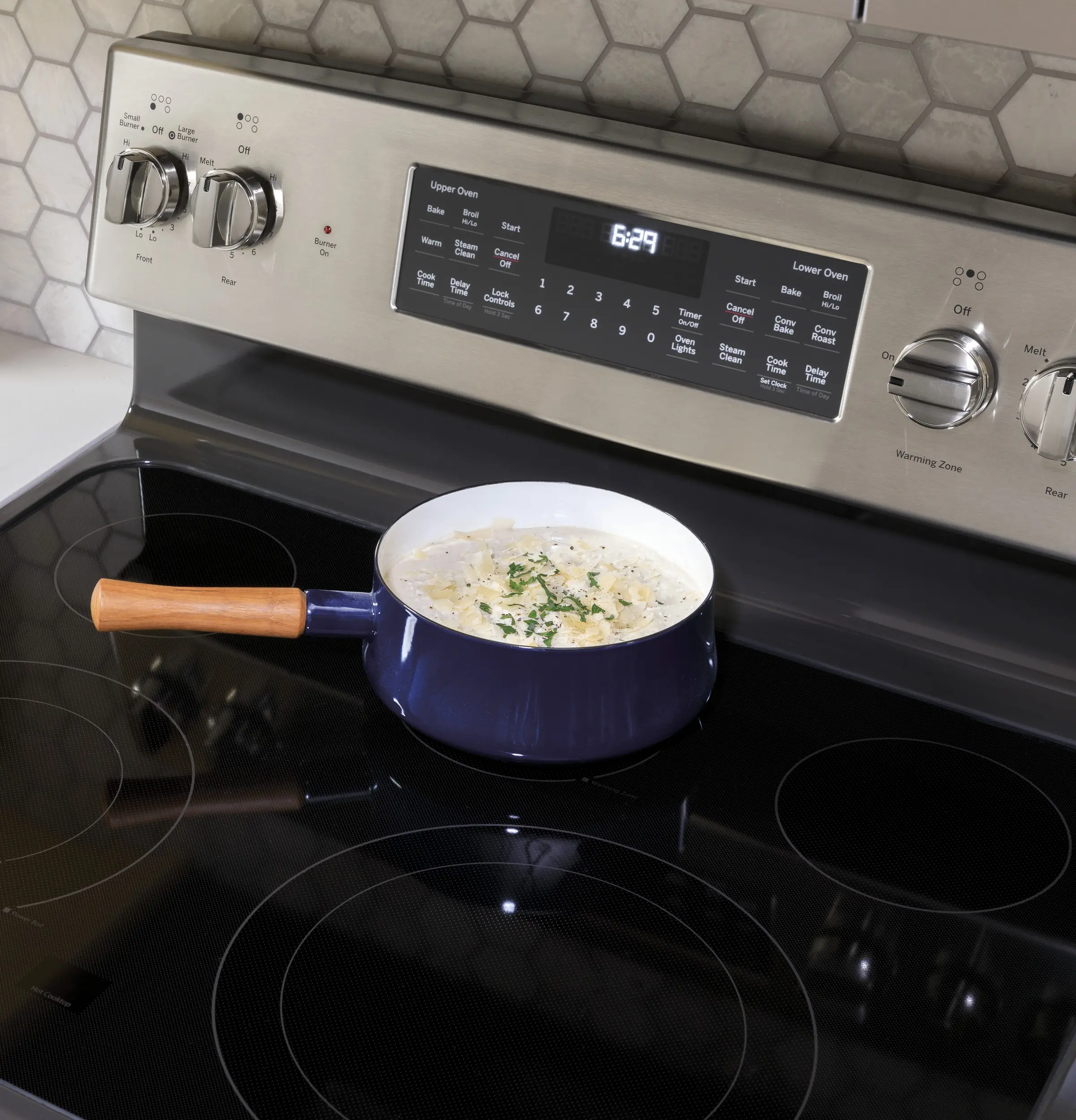 JBS86SPSS GE Double Oven Electric Range - Stainless Steel-11