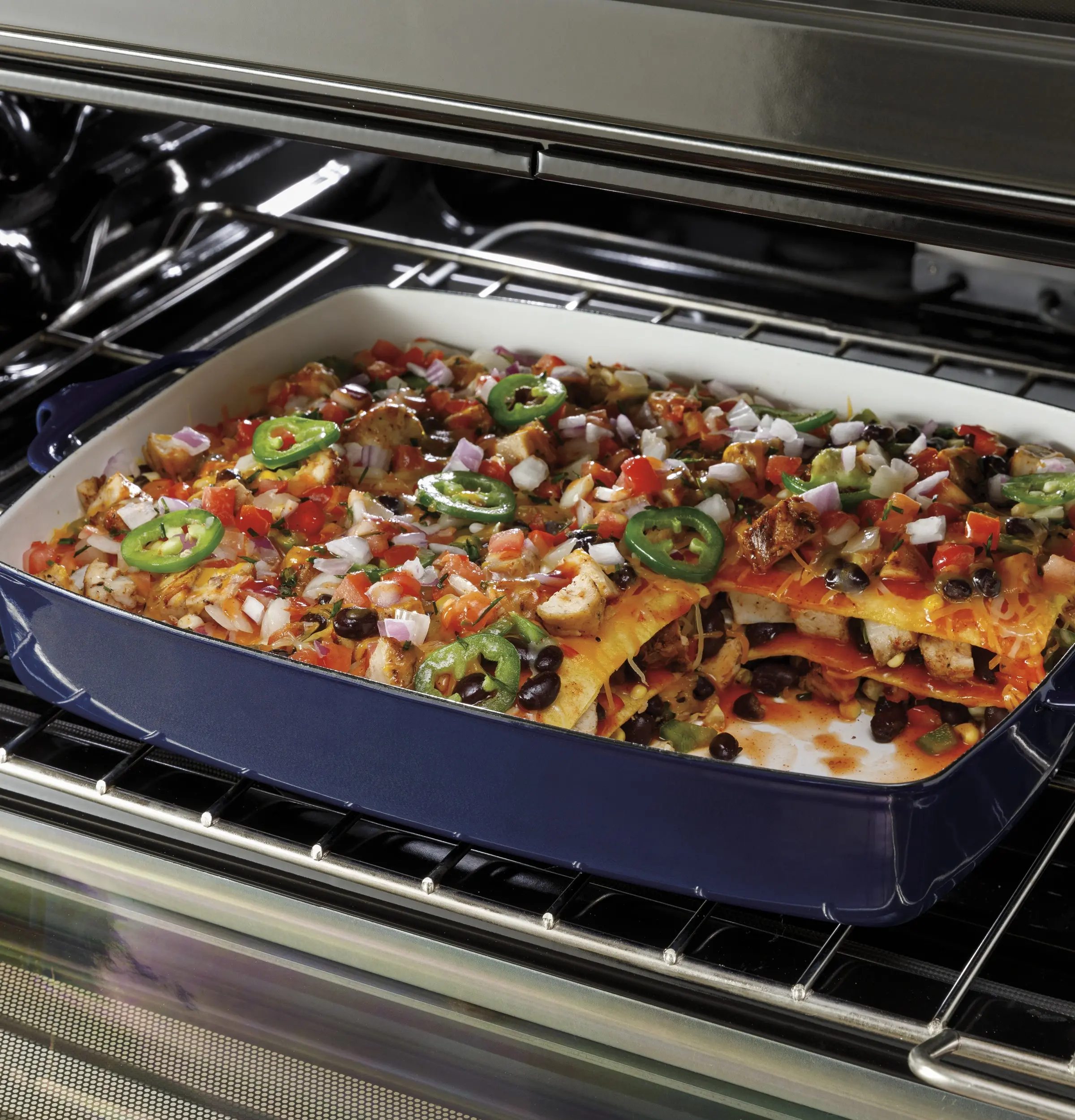 JBS86SPSS GE Double Oven Electric Range - Stainless Steel-12