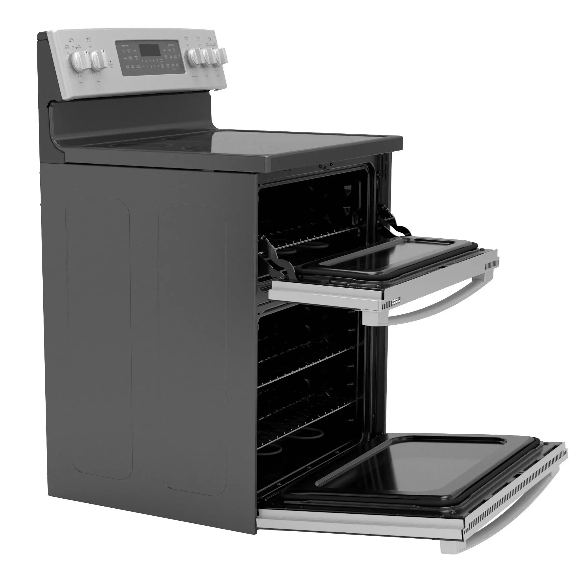 JBS86SPSS GE Double Oven Electric Range - Stainless Steel-7