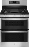 JGBS86SPSS GE 6.8 cu ft Double Oven Gas Range - Stainless Steel