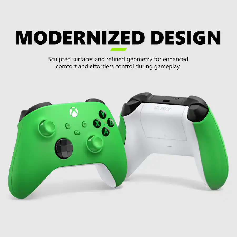 MCSTEP229915XBX Microsoft Xbox Wireless Controller for Xbox Series X Velocity Green-3