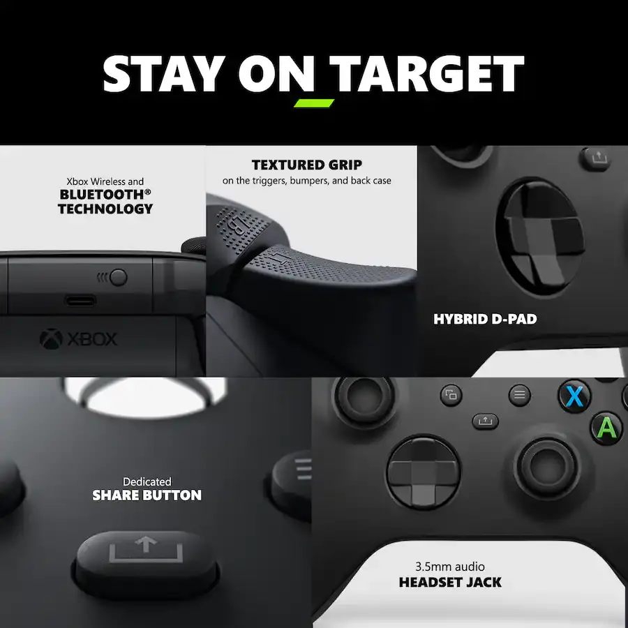 MCSTEP229929XBX Microsoft Xbox Wireless Controller for Xbox Series X Carbon Black-4