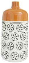 15  Orange Accent Vase