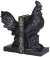 Set of 2 11 Black Chicken Bookends
