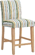 63-7NATSRSTBCHOGA Owen Multicolor Stripe Counter Stool - Skyline Furniture