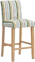 63-8NATSRSTBCHOGA Owen Multicolor Stripe Bar Stool - Skyline Furniture