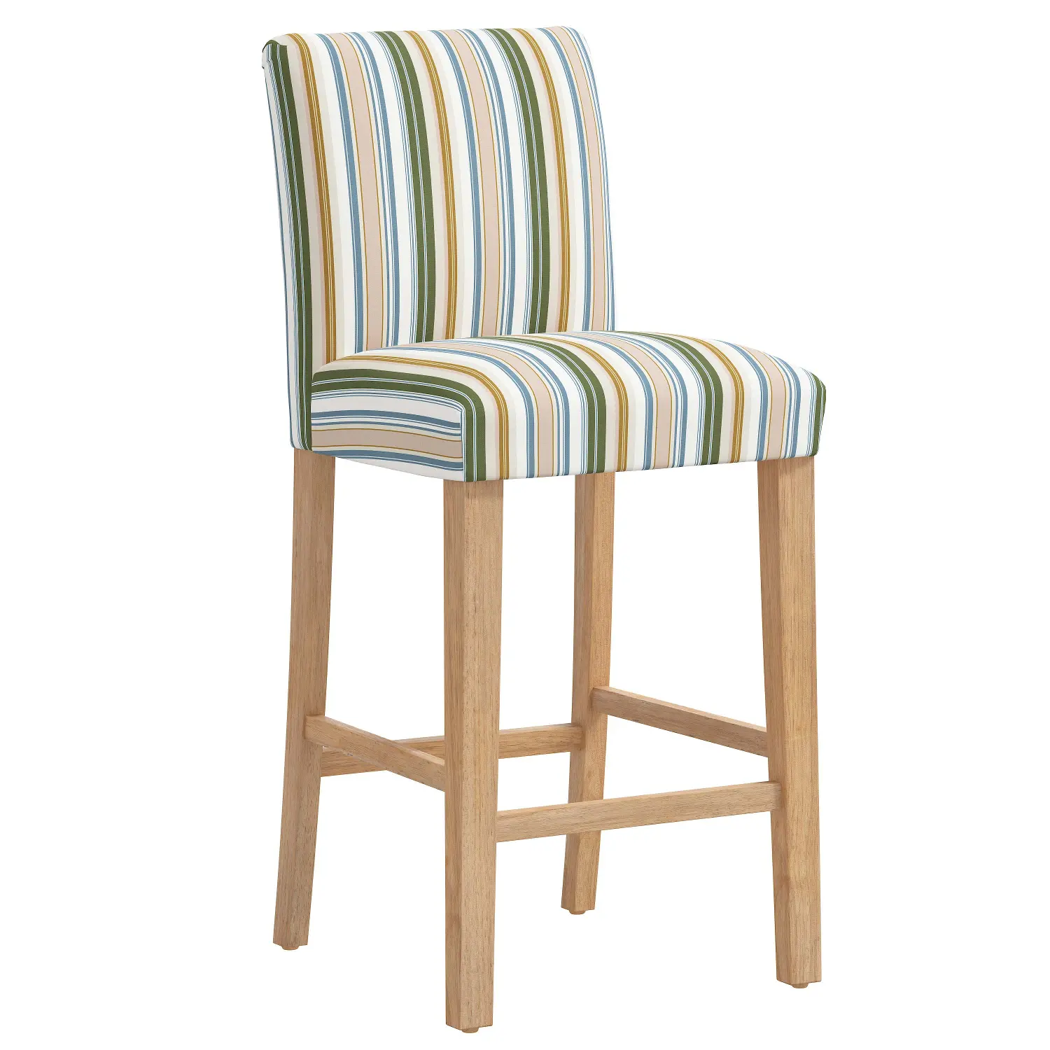 63-8NATSRSTBCHOGA Owen Multicolor Stripe Bar Stool - Skyline Furniture-1