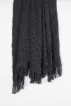Winston Dark Blue Gray Throw Blanket