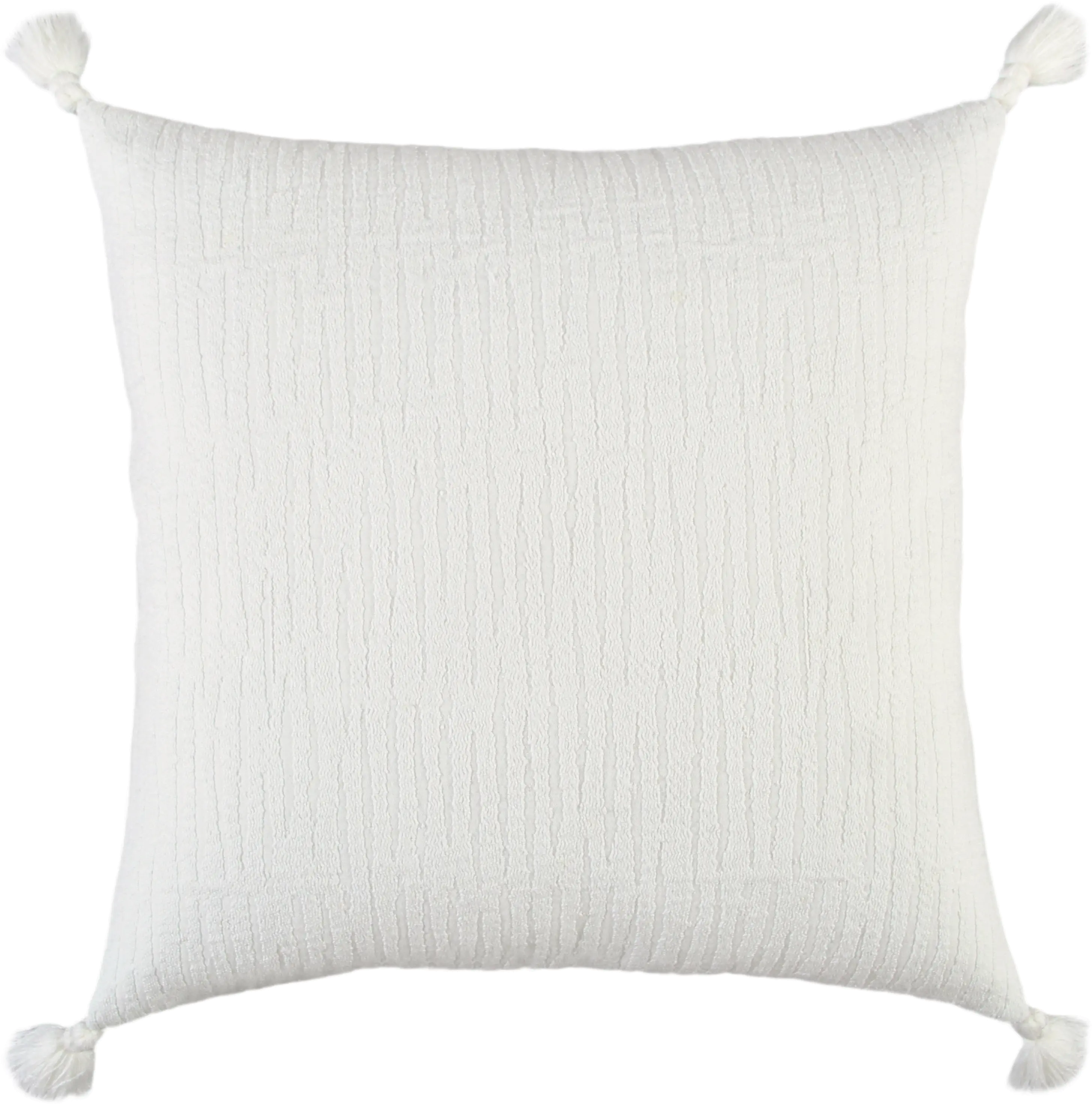 Cleo White Accent Pillow-1