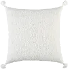 Cleo White Accent Pillow
