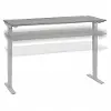 M4S7230PGSK Platinum Gray 72  Adjustable Stand Desk